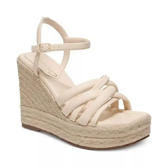 NWB Circus NY by Sam Edelman Irene Strappy Espadrille Platform Wedge Sandals 10 - Picture 1 of 8